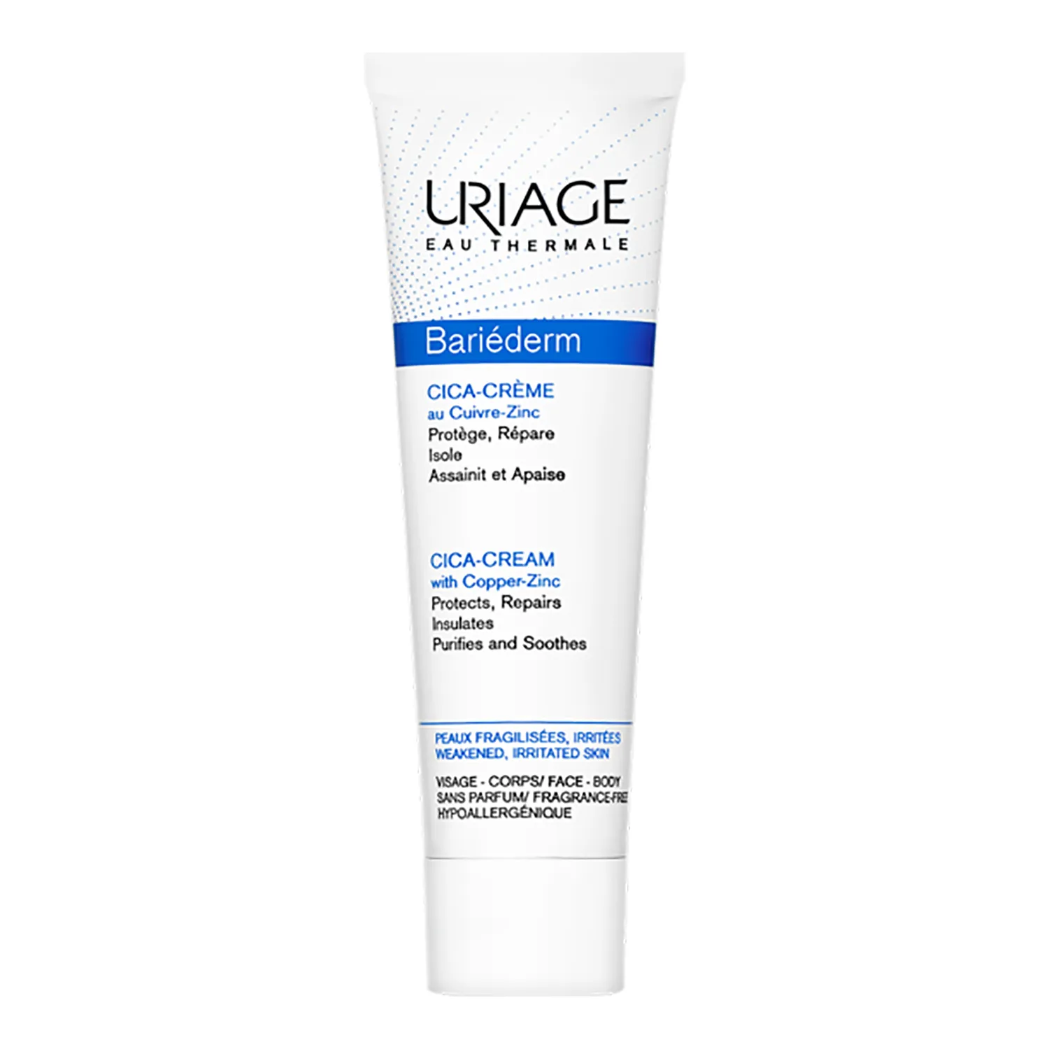 يورياج باريديرم سيكا زنك كريم مرمم بالزنك والنحاس 40مل