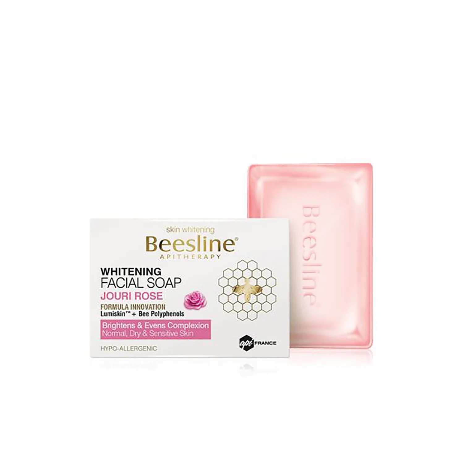 بيزلين صابونة لتفتيح البشرة بالورد الجوري 85جم