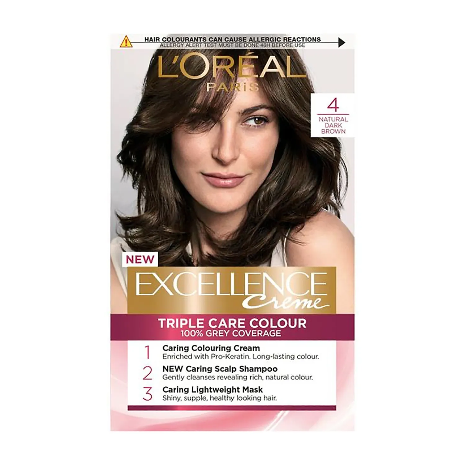 لوريال اكسلنس كريم لون 4 بني