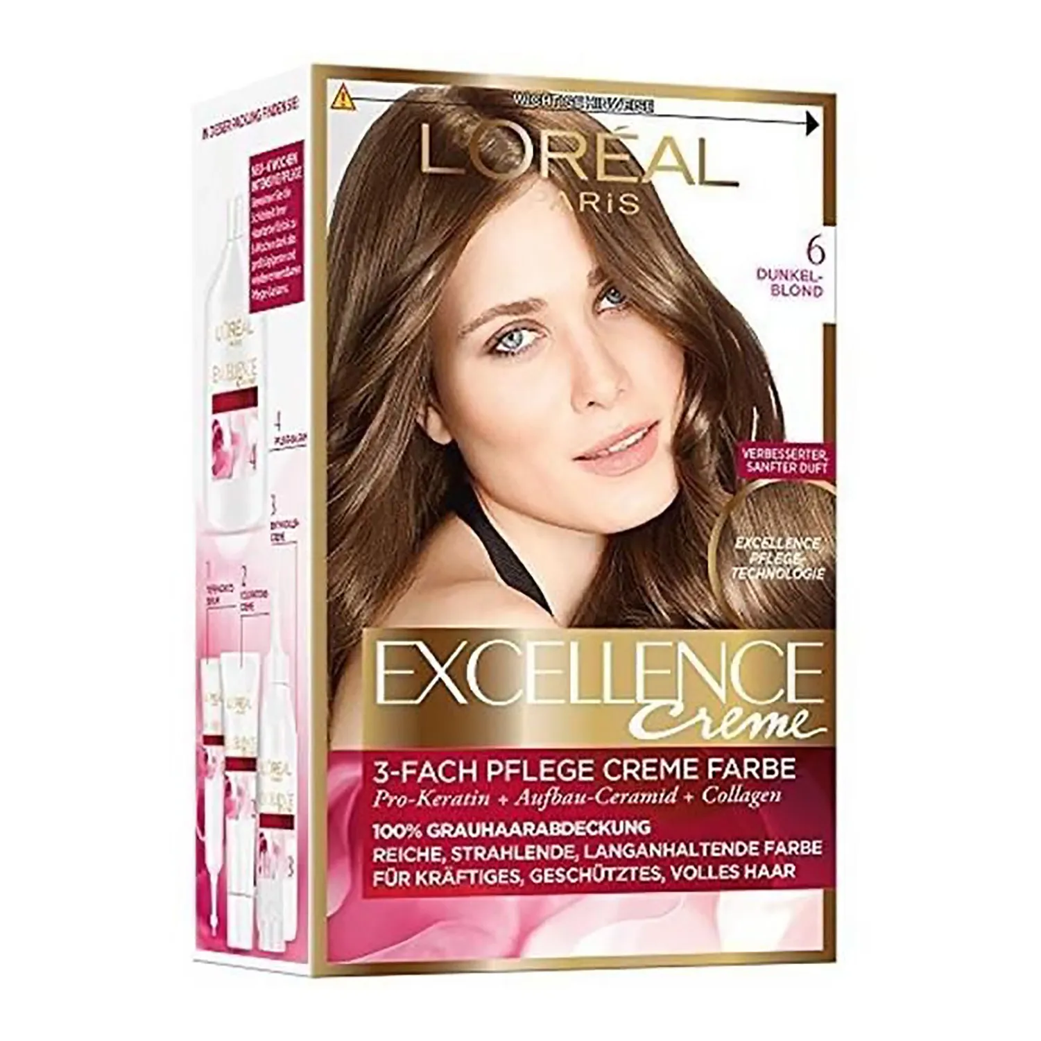 لوريال اكسلنس كريم لون 6 أشقر غامق