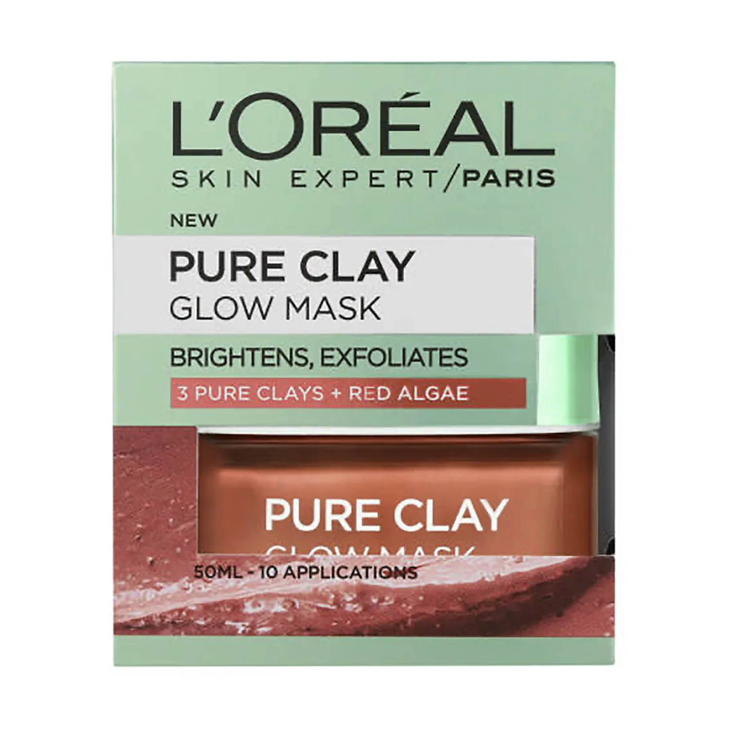 لوريال بيور كلاي ماسك جلو 50مل