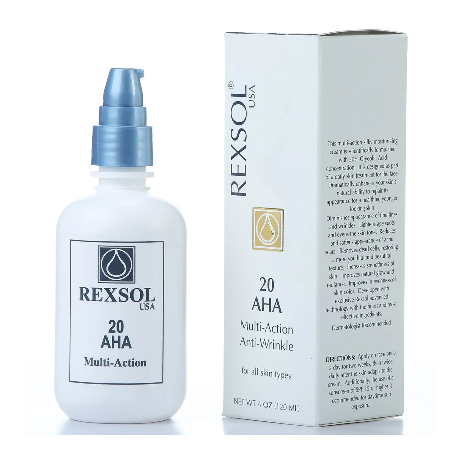 ريكسول AHA 20 متعدد المفعول مضاد للتجاعيد كريم 120مل