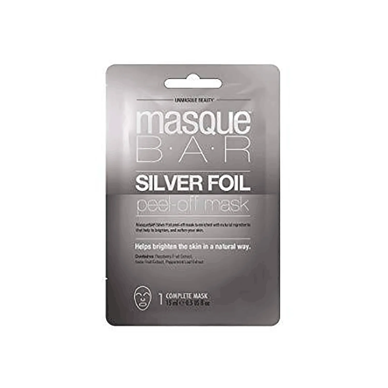 ماسك بار قناع تقشير بورق الفضة 12مل