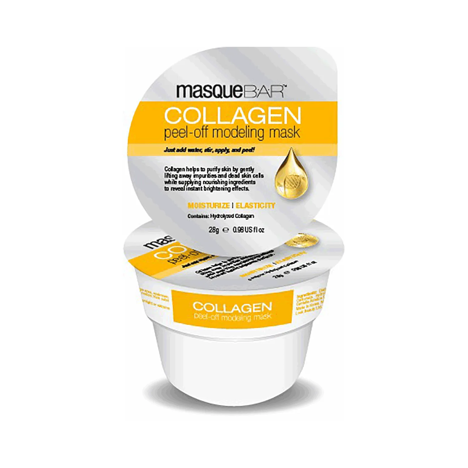 ماسك بار قناع تقشير بورق الفضة 15مل