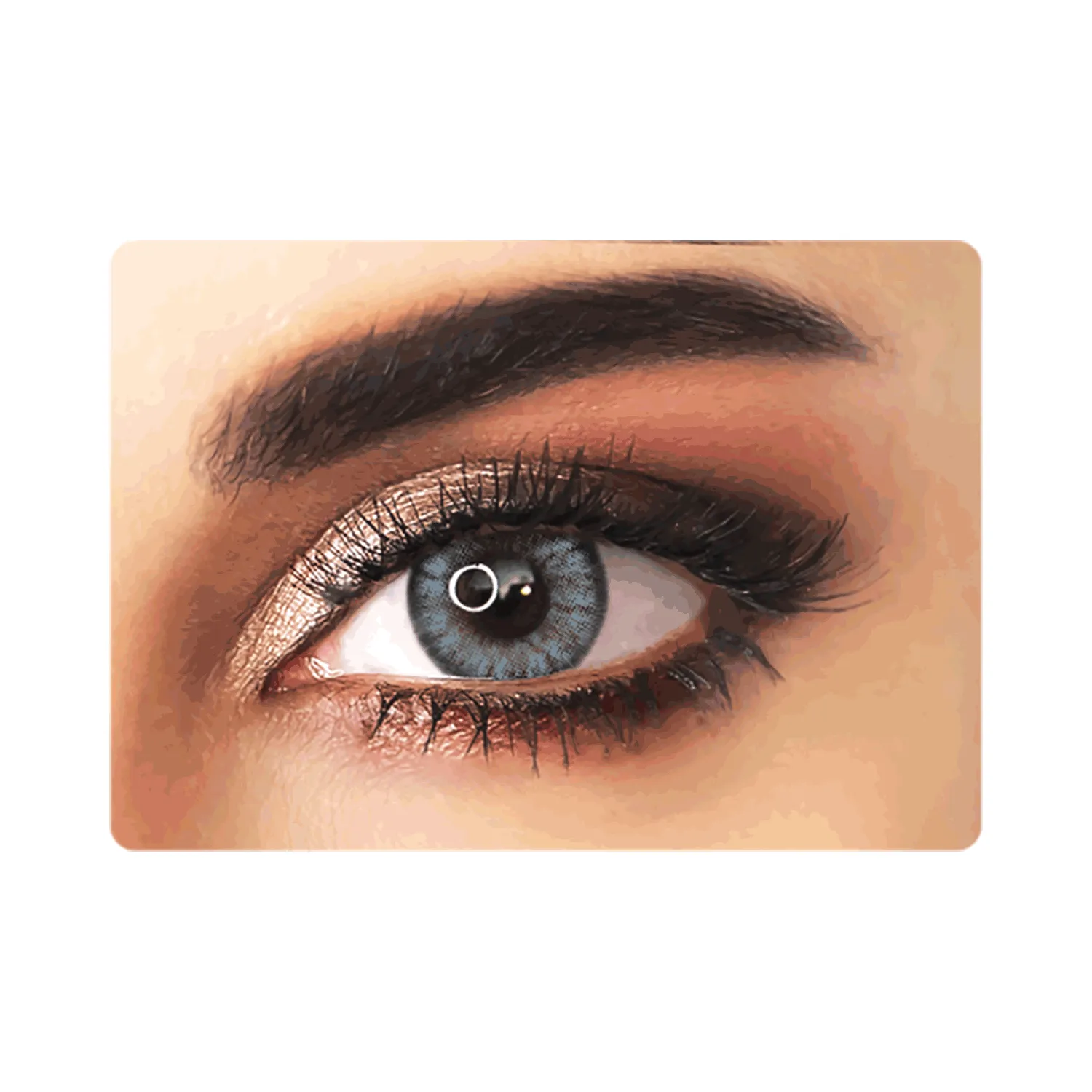 أدور عدسات لاصقة تجميلية باي رمادي