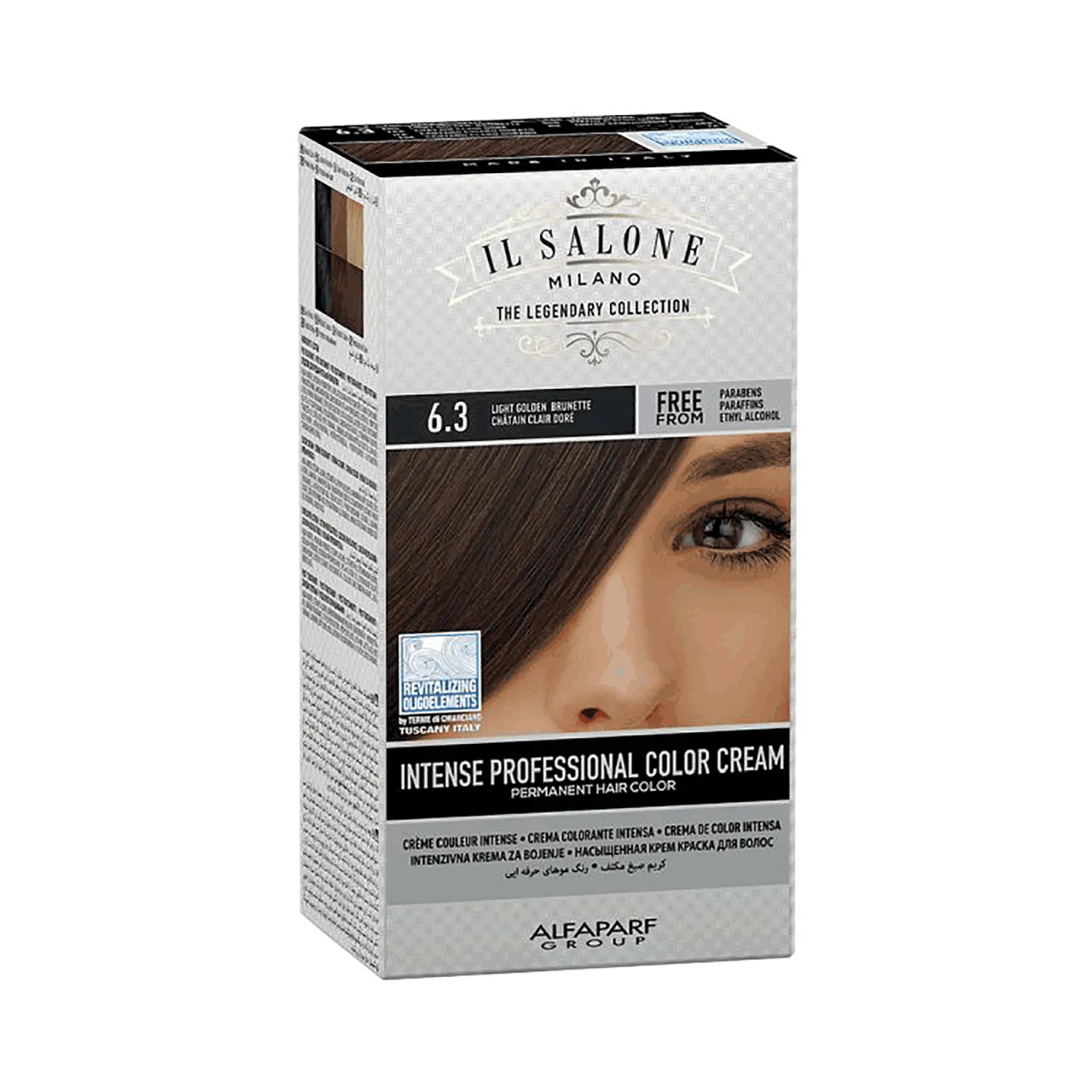 إل صالون صبغة دائمة بالبروتين لون بني فاتح ذهبي 6.3