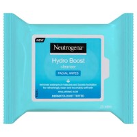 نيتروجينا هيدرو بوست مناديل مبللة لتنظيف الوجه 25قطعة