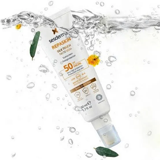 سيسديرما واقي شمس ريباسكين سيلك تاتش للوجه بعامل وقاية من أشعة الشمس 50 50مل