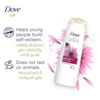 دوف أسرار التغذية شامبو روتين نمو الشعر بالإشنسا والشاي الأبيض 400مل