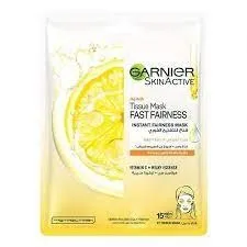 غارنييه سكين اكتيف قناع للوجه للتفتيح الفوري 28جم