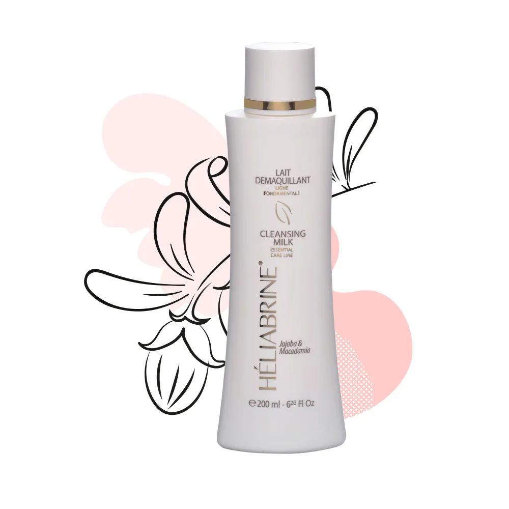 هيليابرين غسول الحليب بالماكاديميا والجوجوبا 200مل