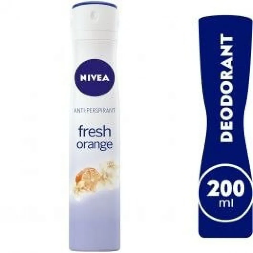 نيفيا مزيل عرق بخاخ برائحة البرتقال المنعش 200مل