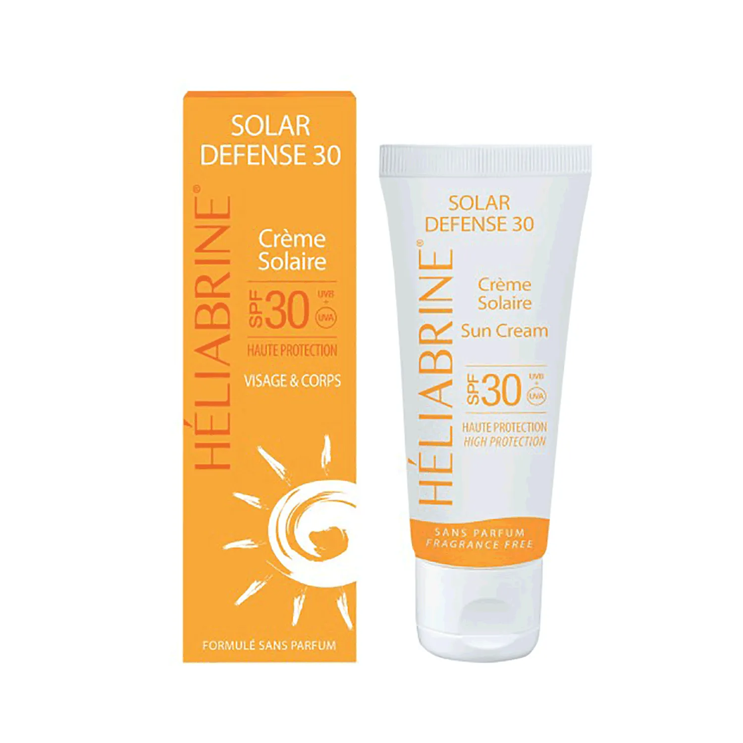 هيليابرين واقي شمسي بعامل جماية 30+ للبشره الدهنيه 75مل