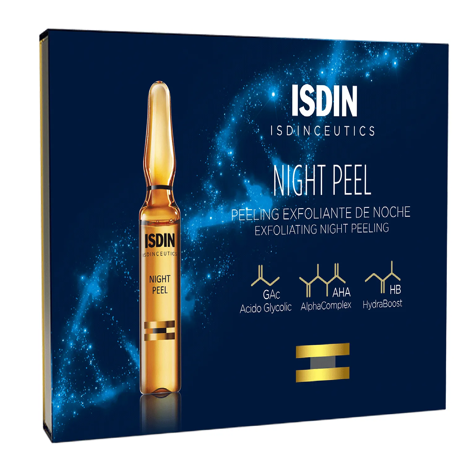 ايزدنسوتيكس أمبولات ليلية لتقشير البشرة 2مل / 10 أمبولات