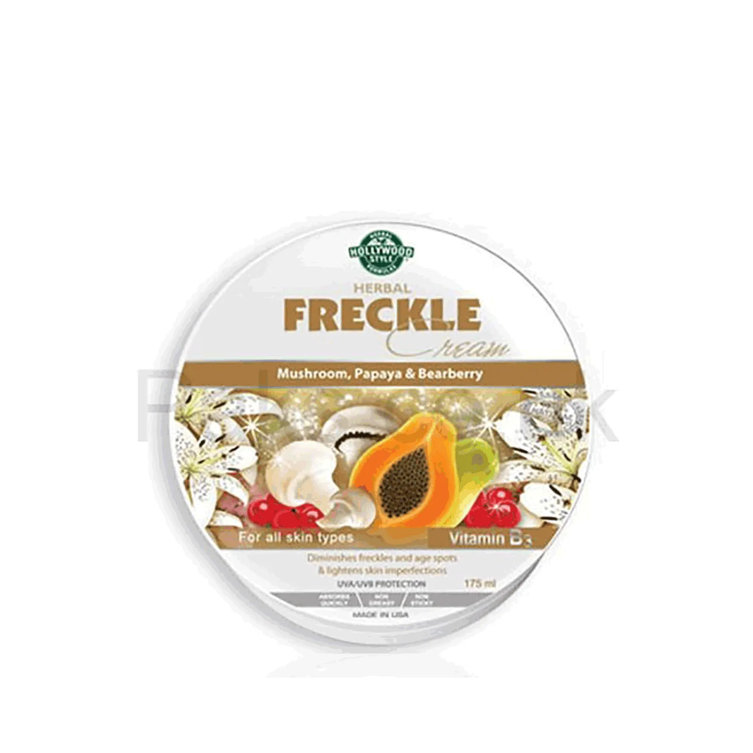 هوليود ستايل كريم الأعشاب لصفاء وتفتيح البشرة 170مل