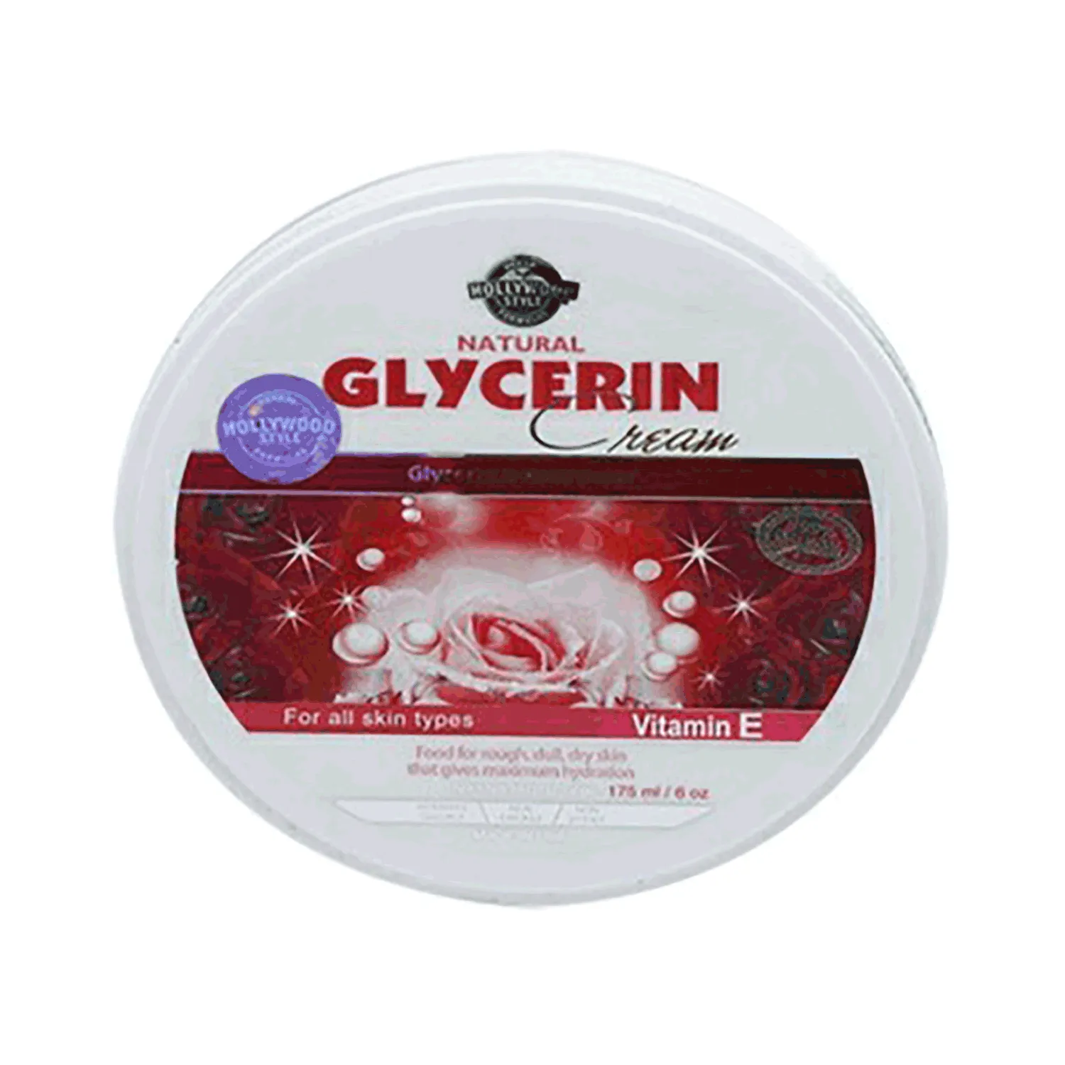 هوليود ستايل كريم الجليسرين للبشرة الجافة 170مل
