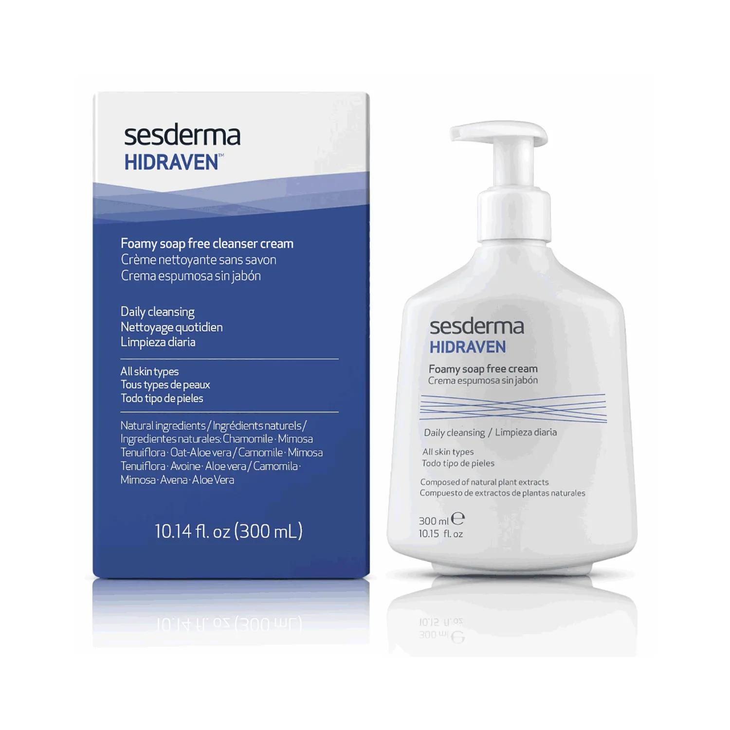 سيس ديرما هيدرافين كريم رغوة خالية من الصابون 300مل