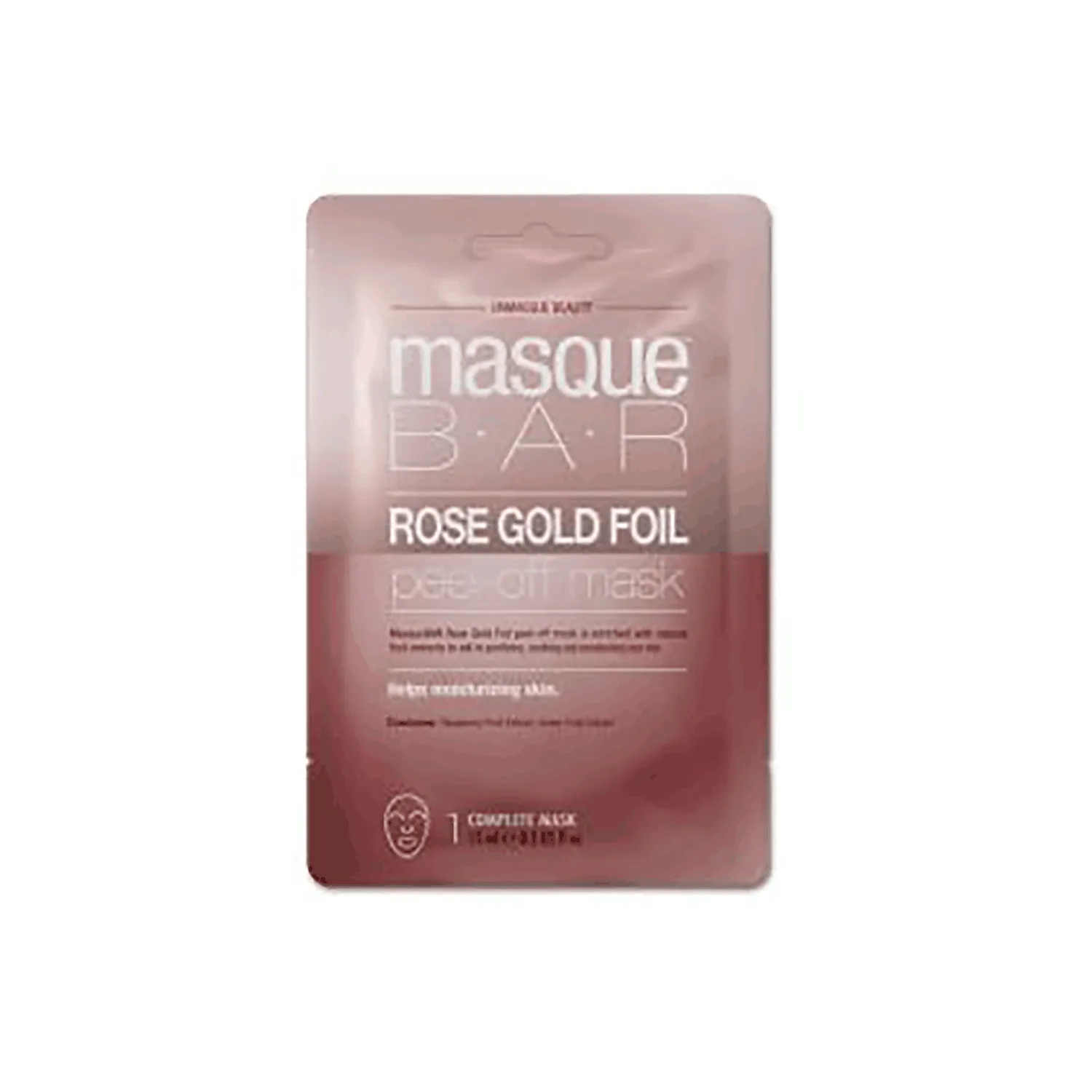 ماسك بار قناع التقشير بورق الذهب الوردى 12مل