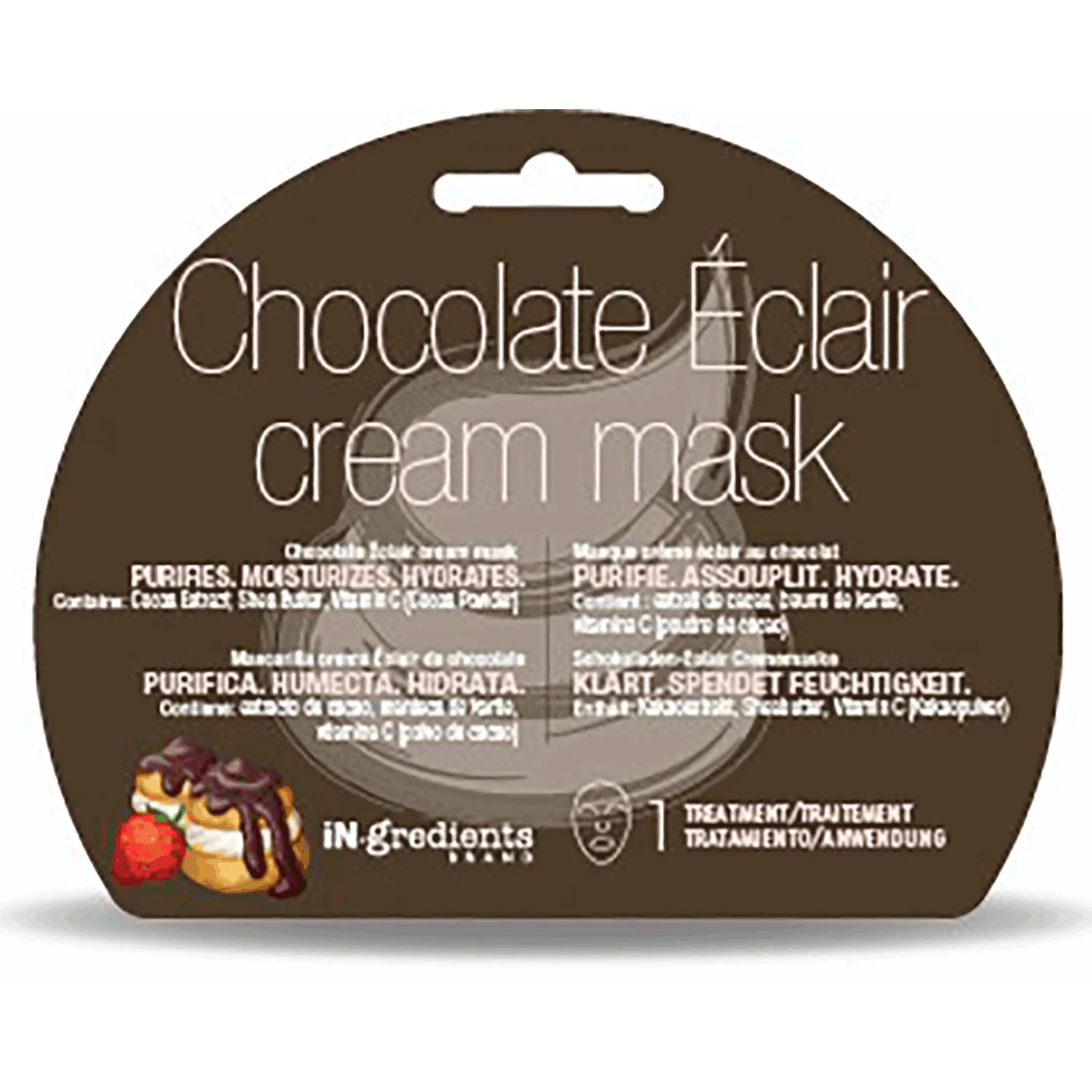 إن-جريدينت ماسك بار قناع الإكليرالكريمى قطعة واحدة