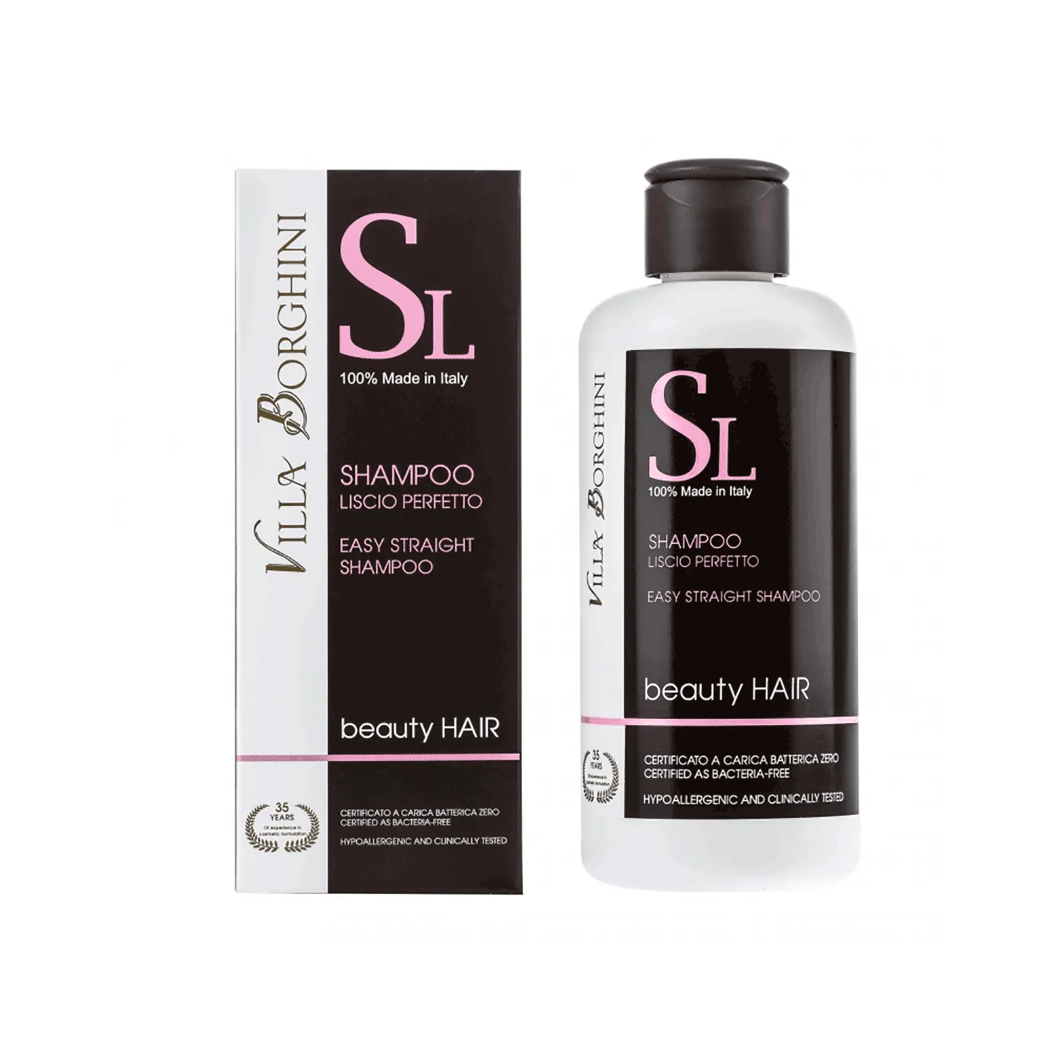 فيلا بورجينى شامبو ايزى استرايت200مل