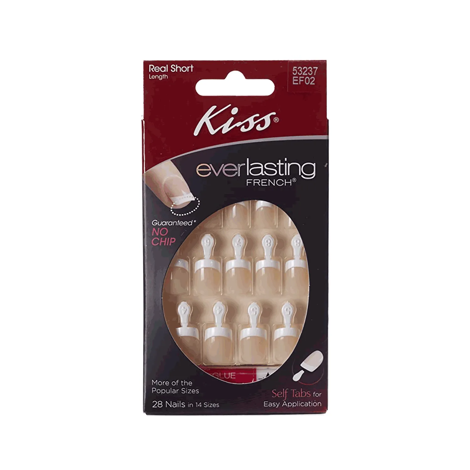 كيس أظافر ايفرلاستنج فرنش قصير 28اس EF02