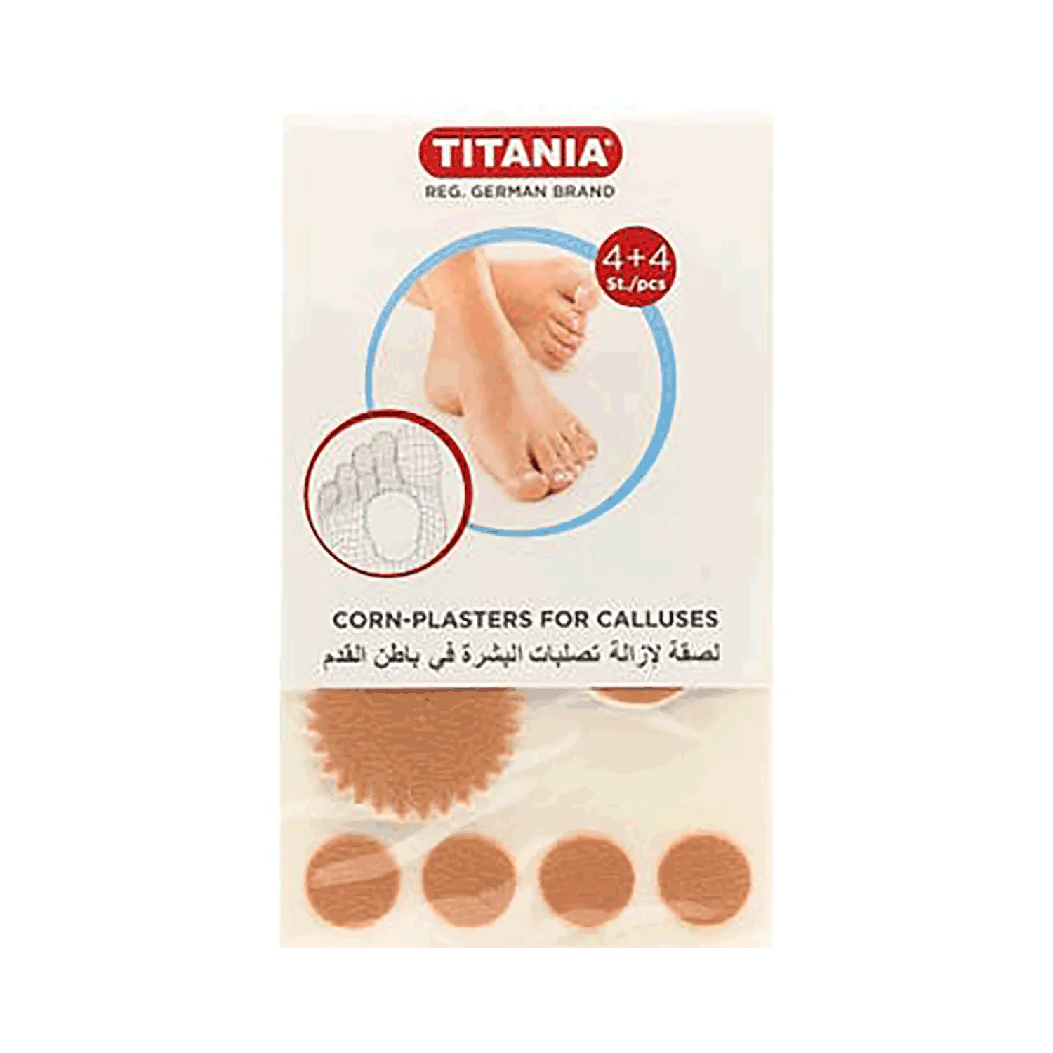 تيتانيالاصقات القدم 5205