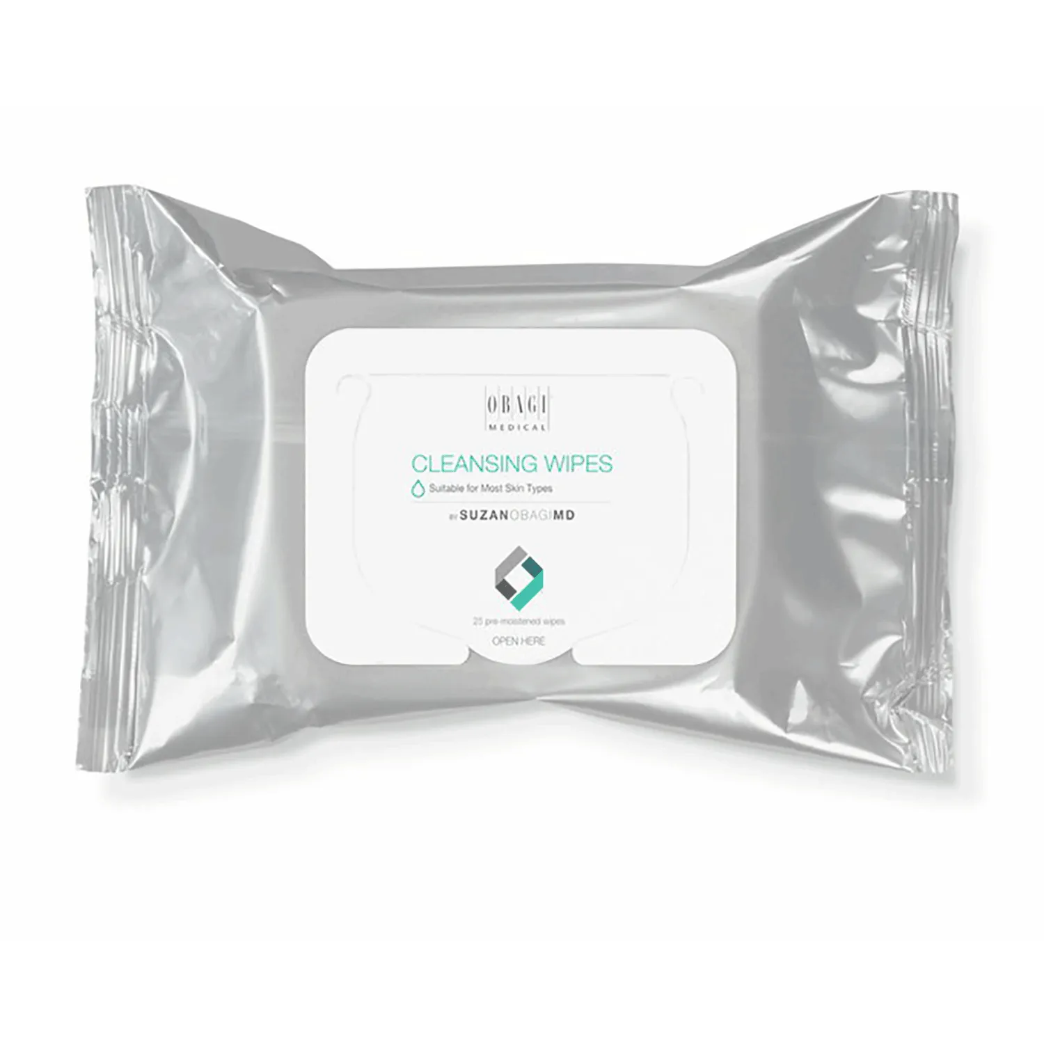 اوباجي مناديل تنظيف لمعظم انواع البشرة 25 قطعة
