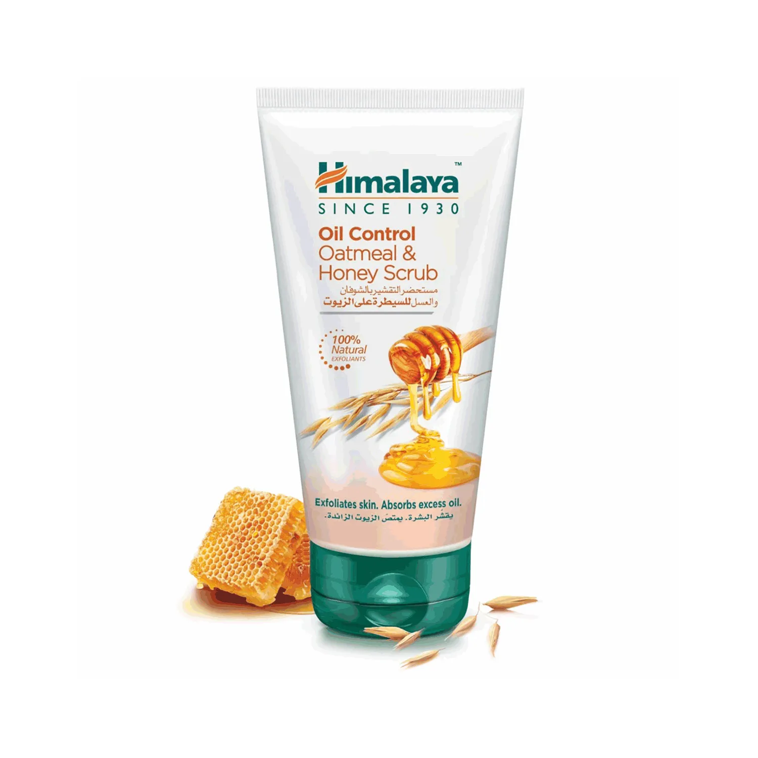 هيمالايا مقشر بالشوفان و العسل للتحكم بالدهون 150جم
