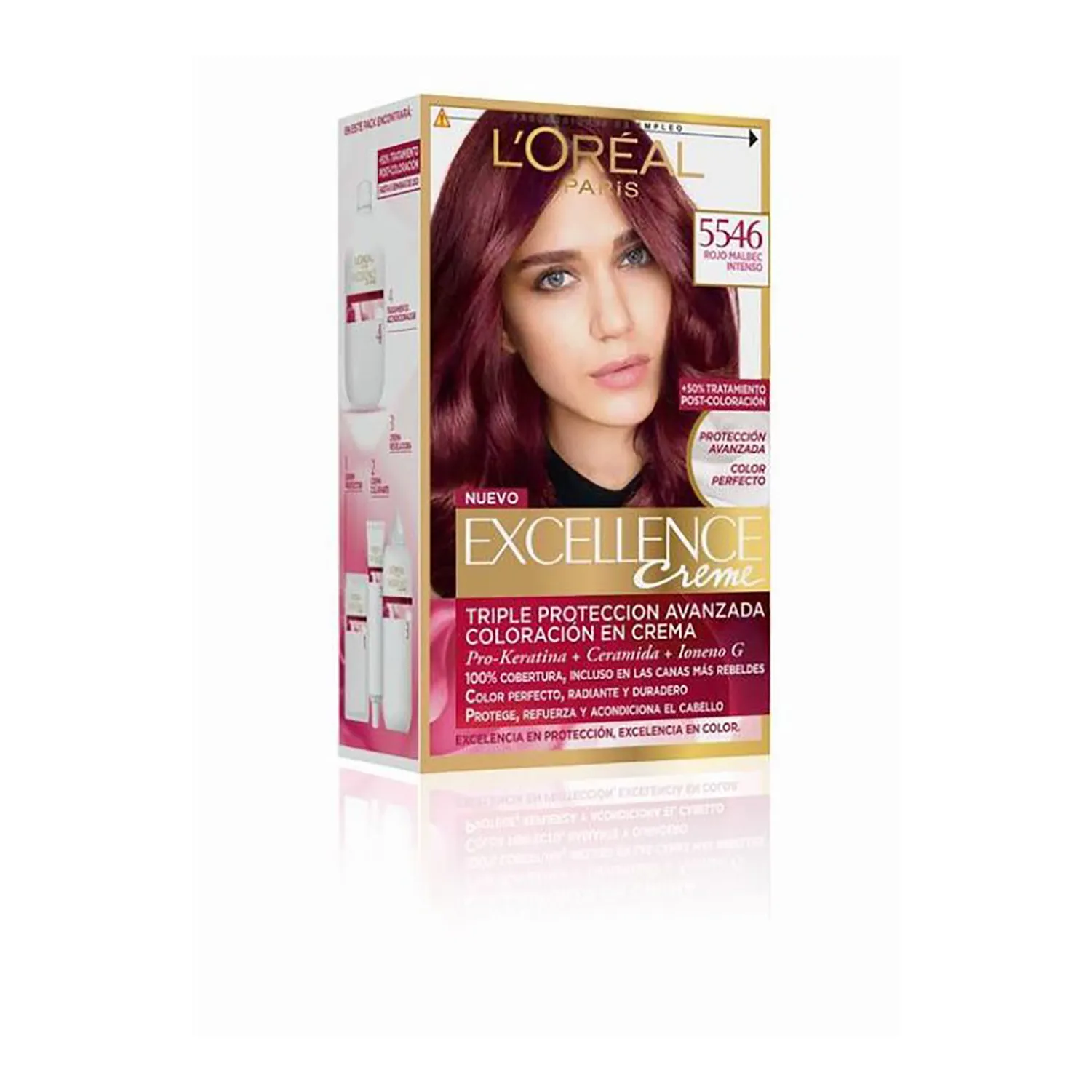 لوريال اكسلنس كريم لون 55.46 روجو مالبيك إنتنسو