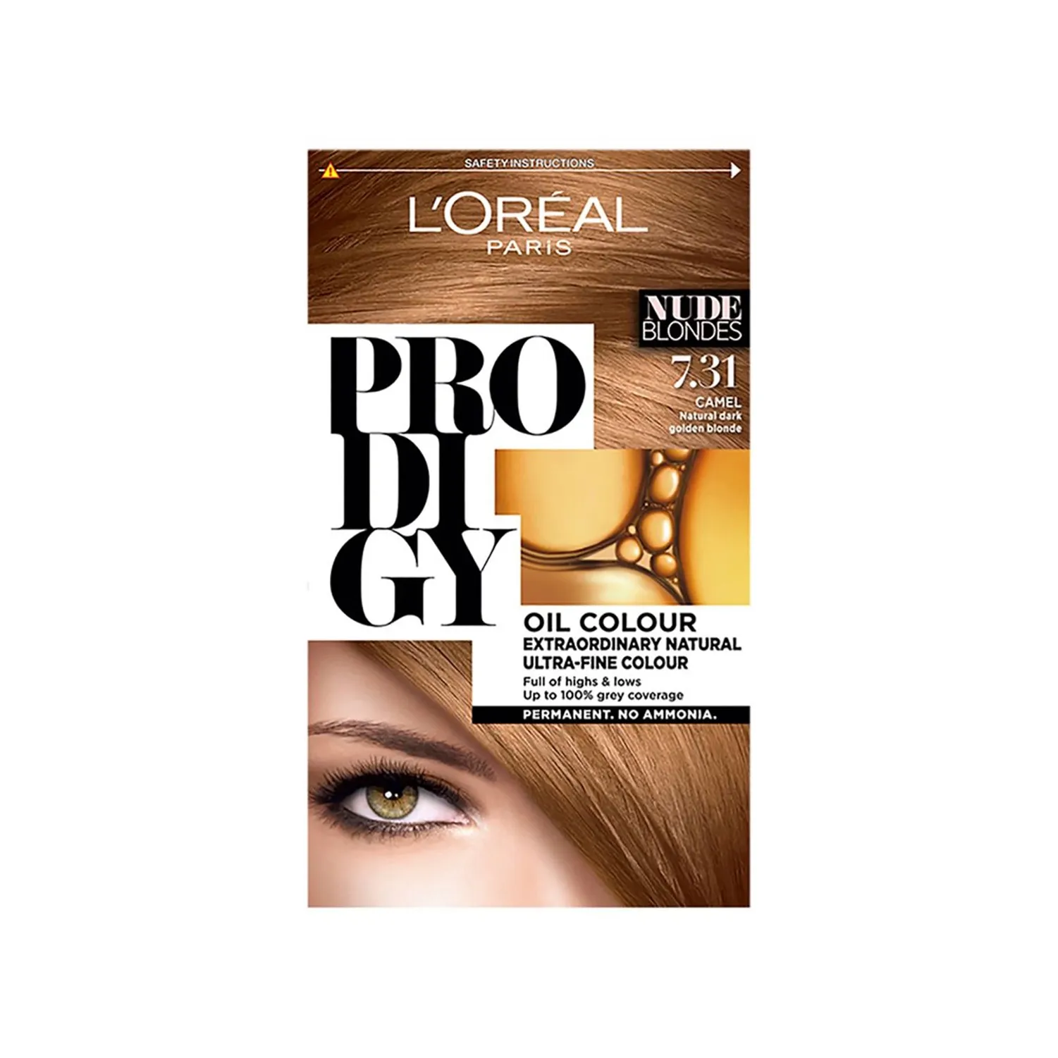 لوريال برودجي زيت لون 7.31 كامي