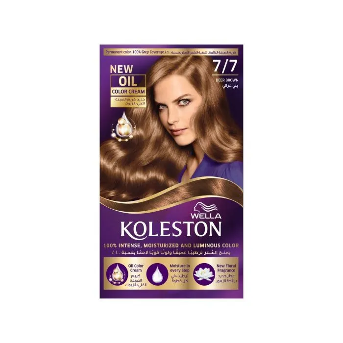 ويلا كوليستون عبوة 7/7 كريم صبغة شعر لون بني غزالي