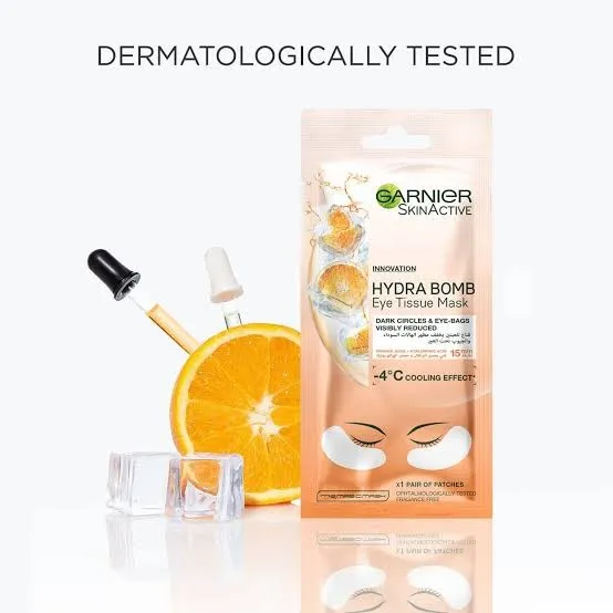 غارنييه هيدرا بومب قناع للعينين يخفف الهالات