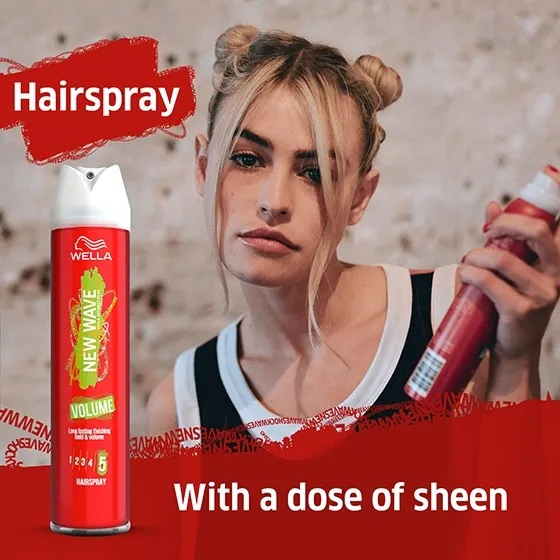 ويلا نيو ويف سبراي للشعر فوليوم 250مل