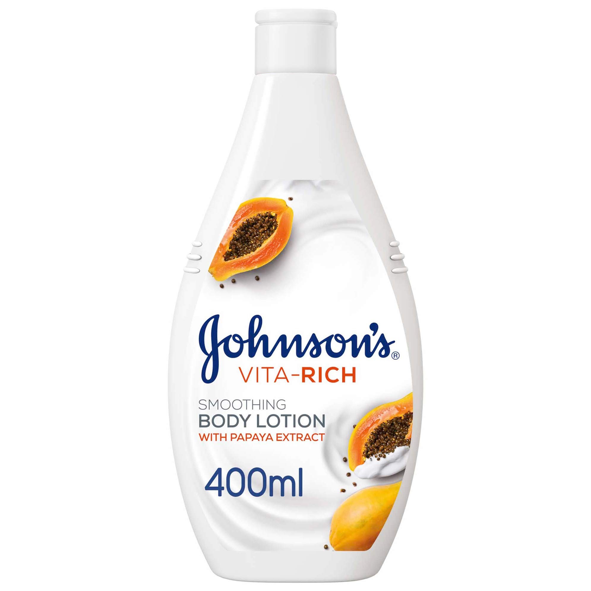 جونسون فيتا ريتش لوشن الجسم نعومة مع خلاصة البابايا 400مل