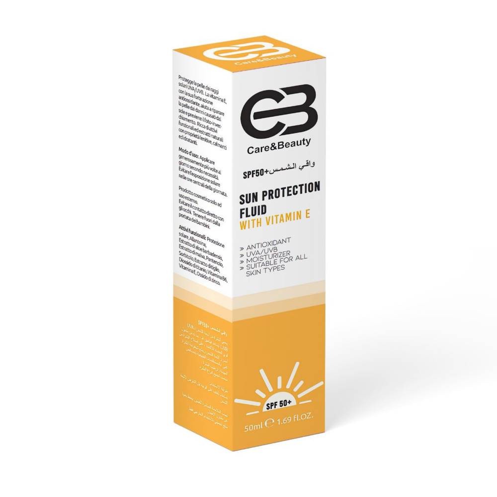 كير اند بيوتي سائل واقي شمس معامل حماية+50 50مل