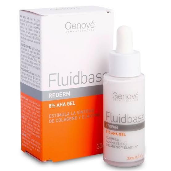 جينوفي فلويد بيس جل للوجه 8% بحمض الفا هيدروكسي 30مل