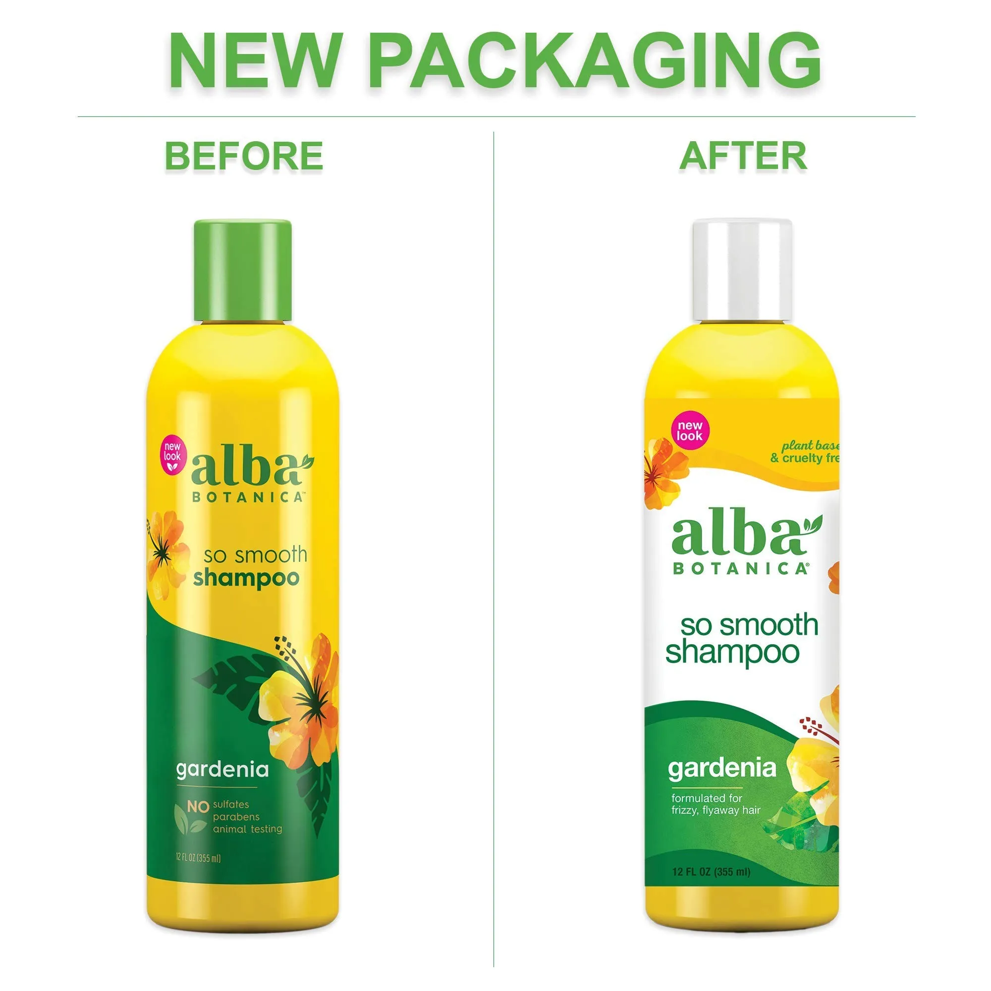 ألبا بوتانيكا سو سموث جاردينيا شامبو للشعر المجعد 355مل