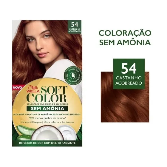 ويلا سوفت كولور 54 صبغة شعر بني محمر