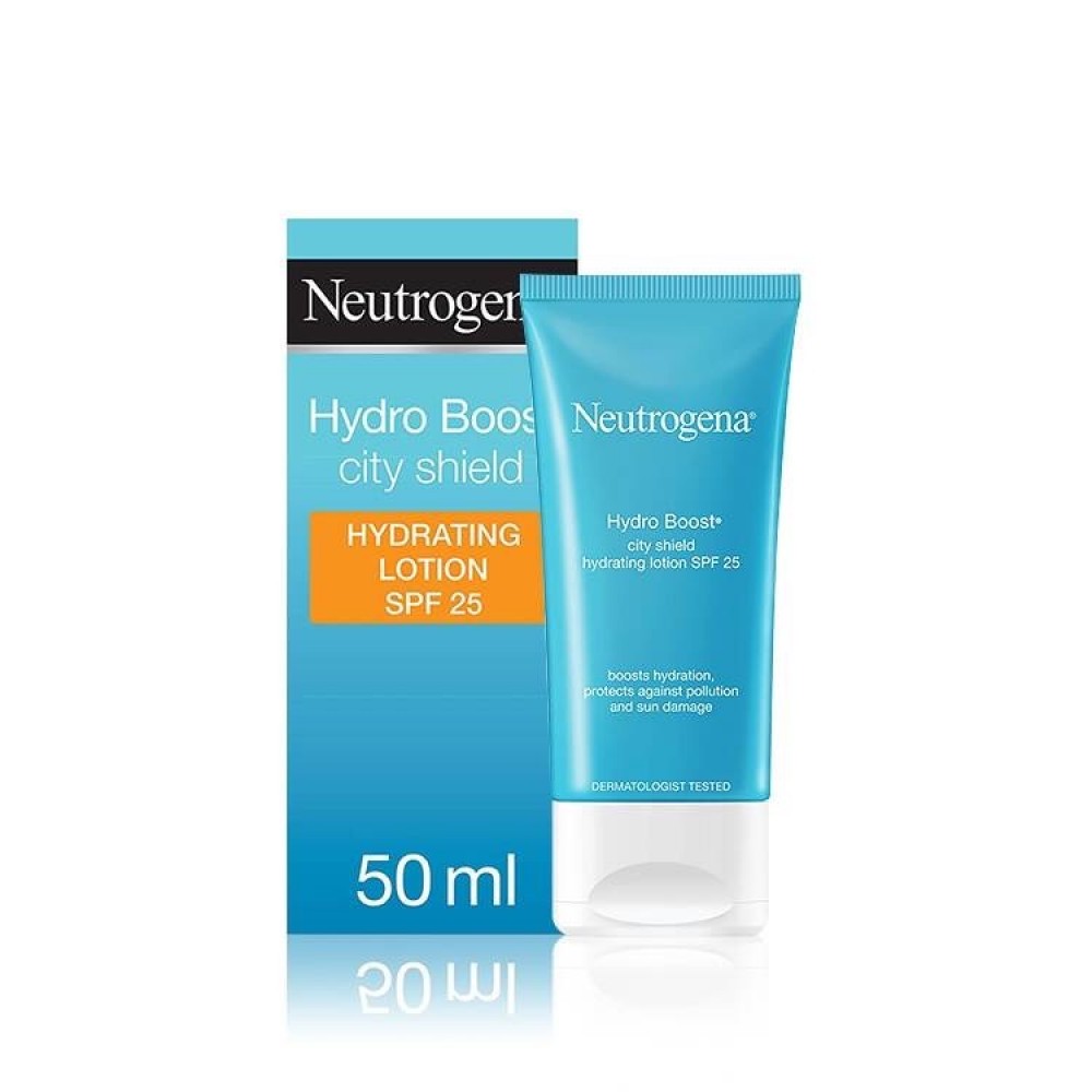 نيتروجينا هيدرو بوست سيتي شيلد لوشن مرطب مع عامل حماية Spf25 من الشمس 50مل