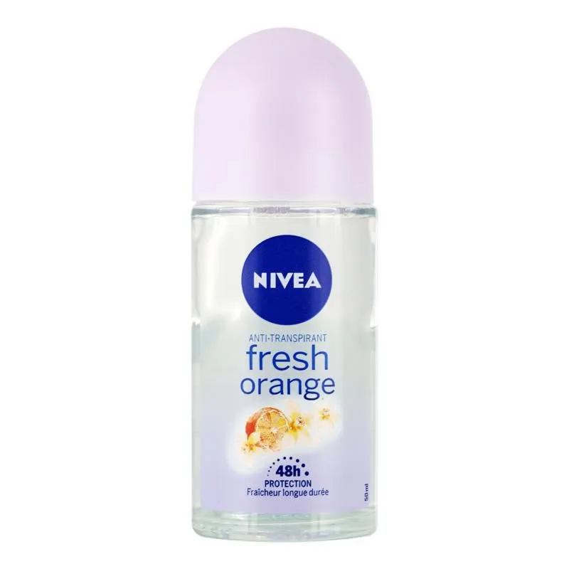 نيفيا رول مزيل عرق نسائي برائحة البرتقال المنعش 50مل