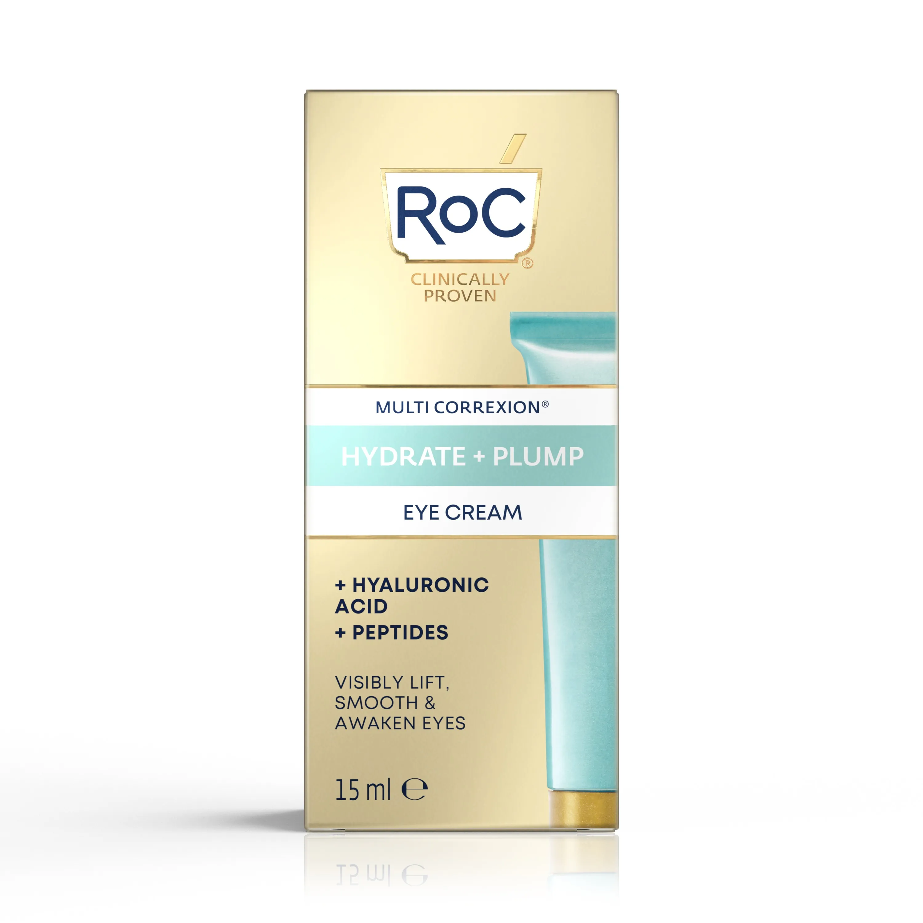 روك هايدريت+ بلمب جل كريم للعيون متعدد الإصلاحات 15مل