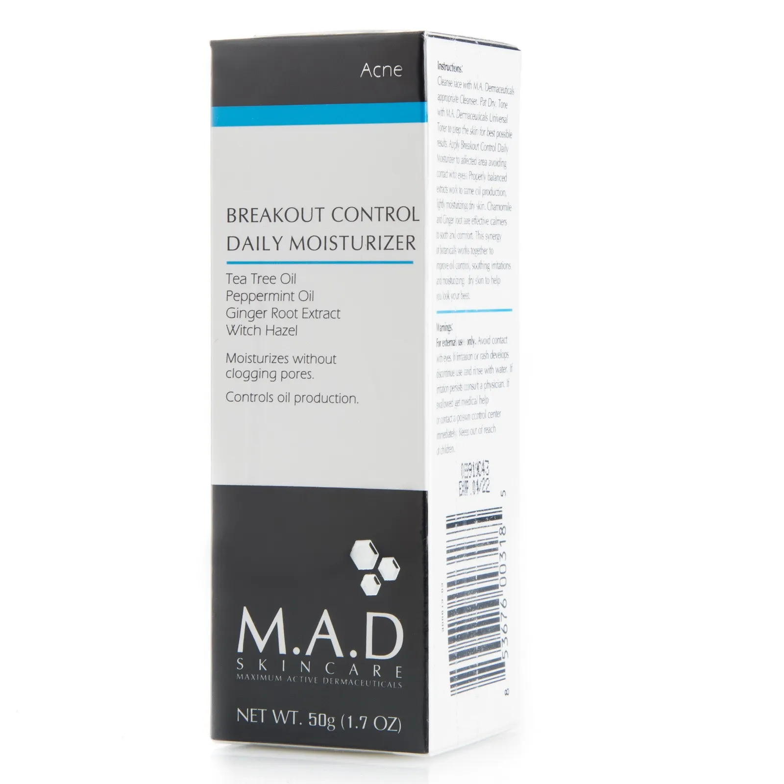 ماد بريك أوت كنترول جل مرطب للبشرة الدهنية 50جم