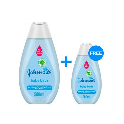 جونسون سائل استحمام للاطفال 500مل + 200مل مجانا