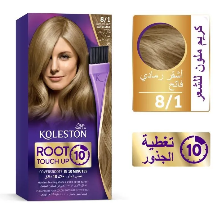 ويلا كوليستون روت تتش أب 8/1 صبغة شعر اشقر رمادي فاتح
