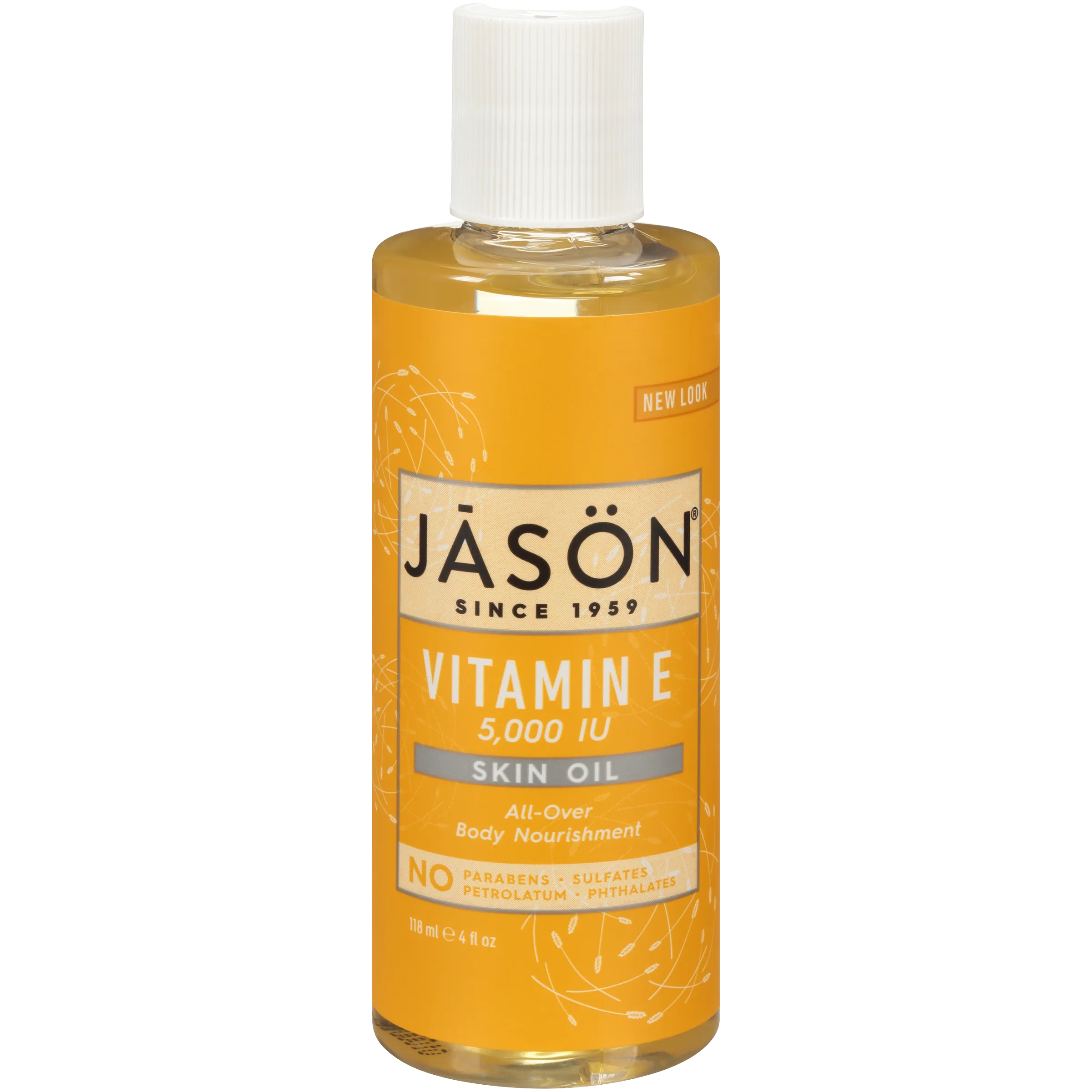 جيسون زيت مرطب للجسم مغذي بفيتامين ه 5000 وحدة دولية 118مل