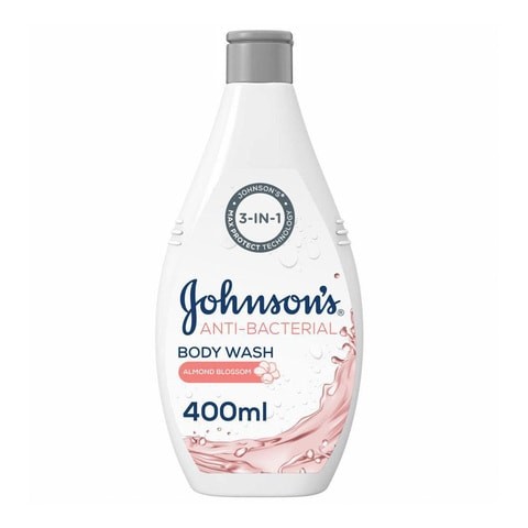 جونسون سائل استحمام مضاد للبكتريا بزهر اللوز 400مل