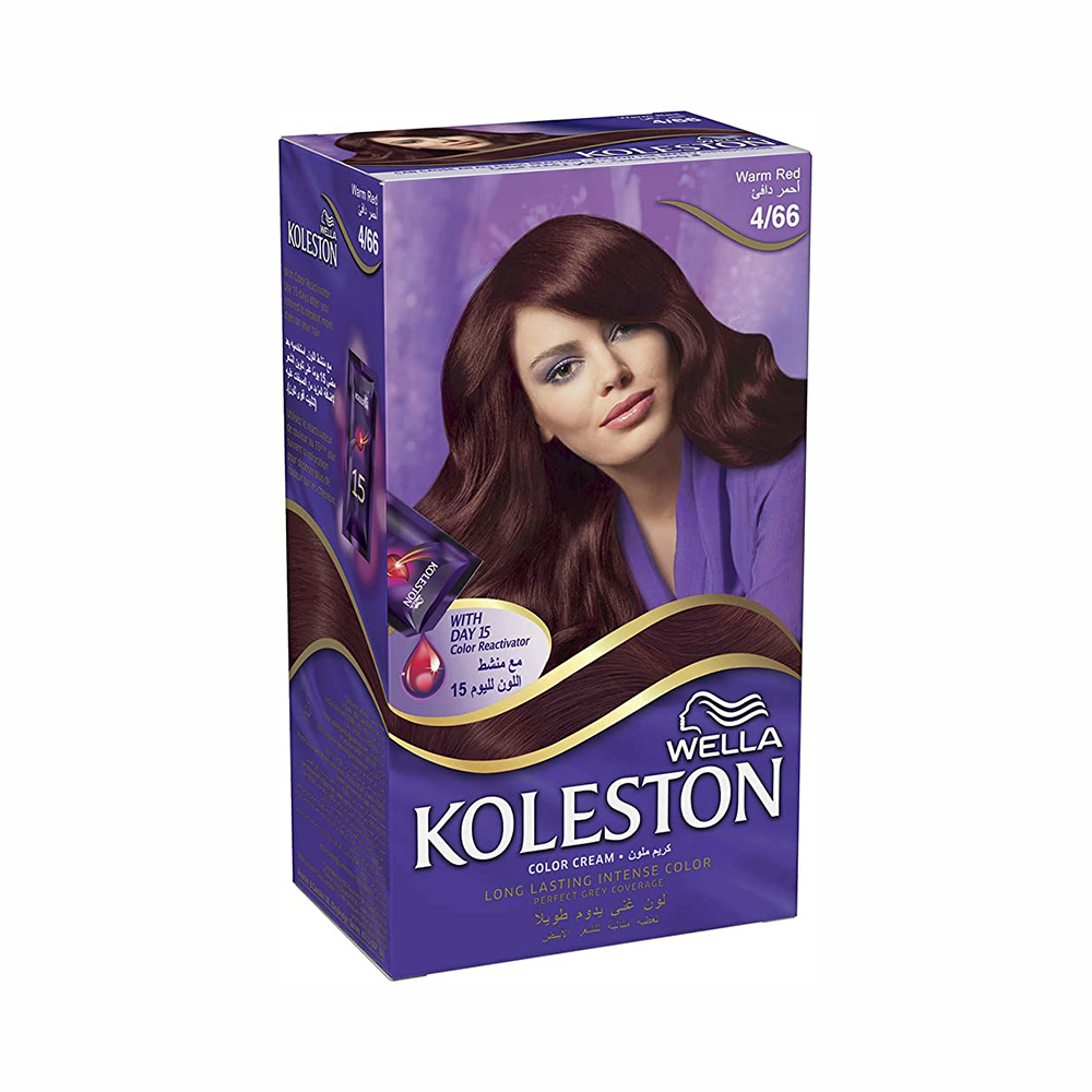 ويلا كوليستون عبوة 4/66 كريم صبغة شعر احمر دافئ