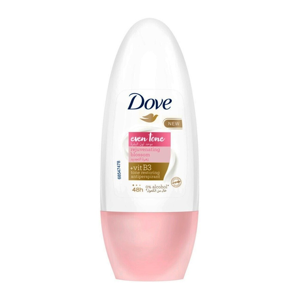 دوف مزيل عرق رول اون موحد لون البشرة بزهرة التجديد للنساء 50مل