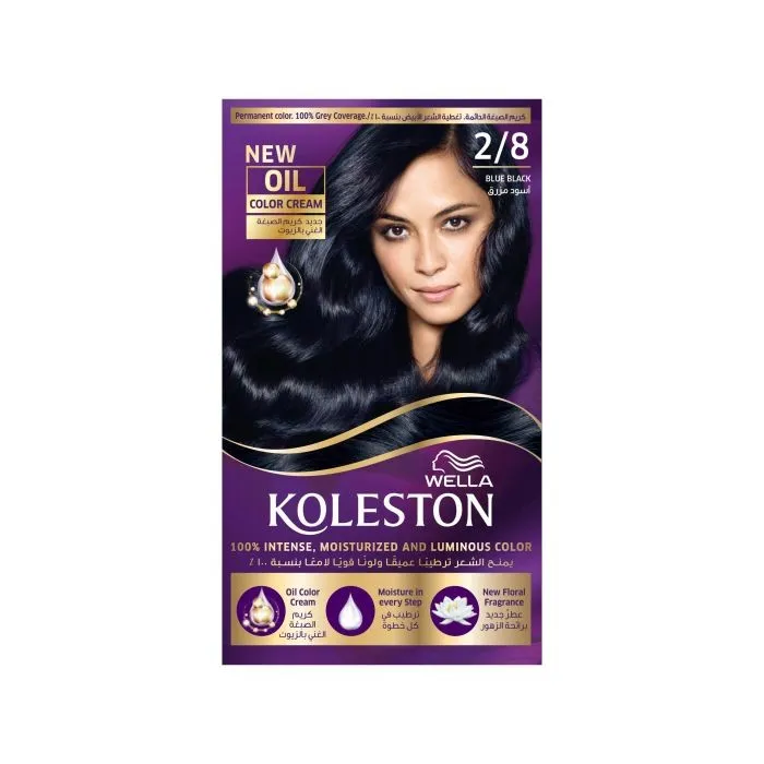 ويلا كوليستون عبوة 2/8 كريم صبغات الشعر اسود مزرق