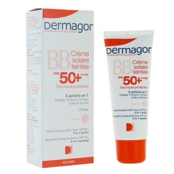 ديرماجور واقي شمس بي بي ملون معامل حماية50+ 40مل